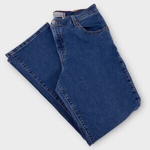 VTG Levis 550 Jeans Women's Size 12 M (32x31) Blue Relaxed Boot Cut BLANK TAB